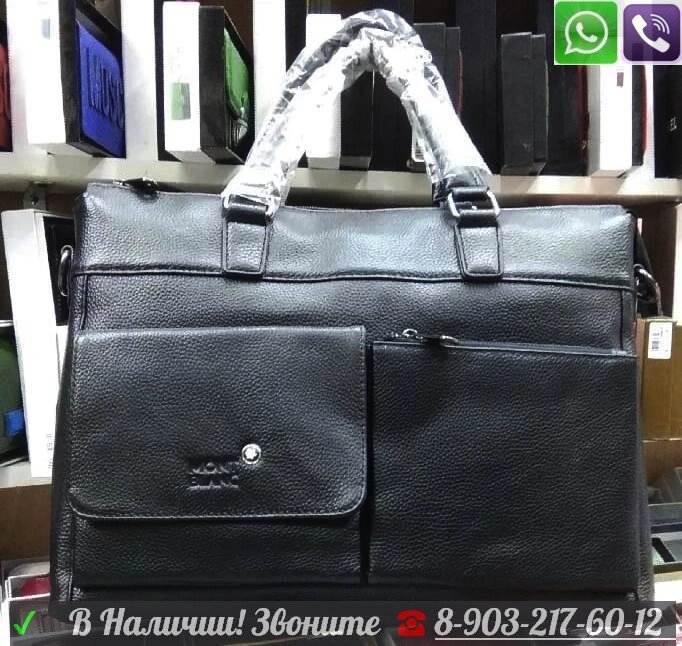 Сумка Montblanc Монблан портфель c Карманами мужской от компании Интернет Магазин брендовых сумок и обуви - фото 1