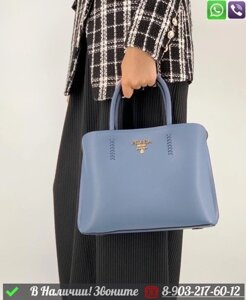 Сумка Prada кожаная Зеленый