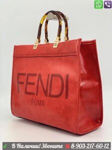 Сумка тоут Fendi Серый