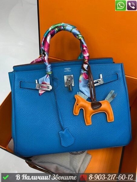 Сумка тоут Hermes Birkin кожаная от компании Интернет Магазин брендовых сумок и обуви - фото 1