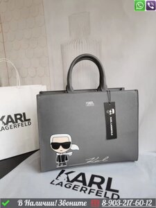 Сумка тоут Karl Lagerfeld Черный