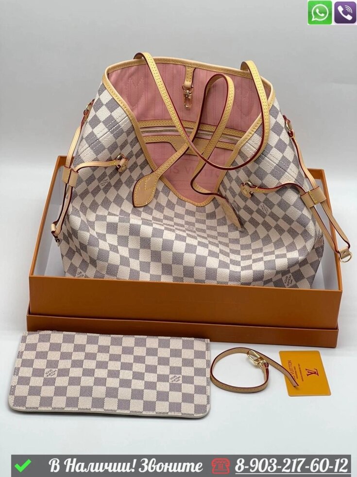 Сумка тоут Louis Vuitton Neverfull от компании Интернет Магазин брендовых сумок и обуви - фото 1
