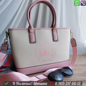 Сумка тоут Michael Kors тканевая