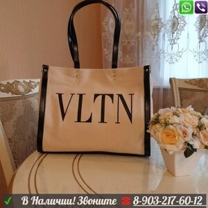 Сумка тоут Valentino Garavani VLTN Серый