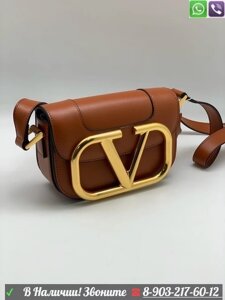 Сумка Valentino Garavani SuperVee Бирюзовый