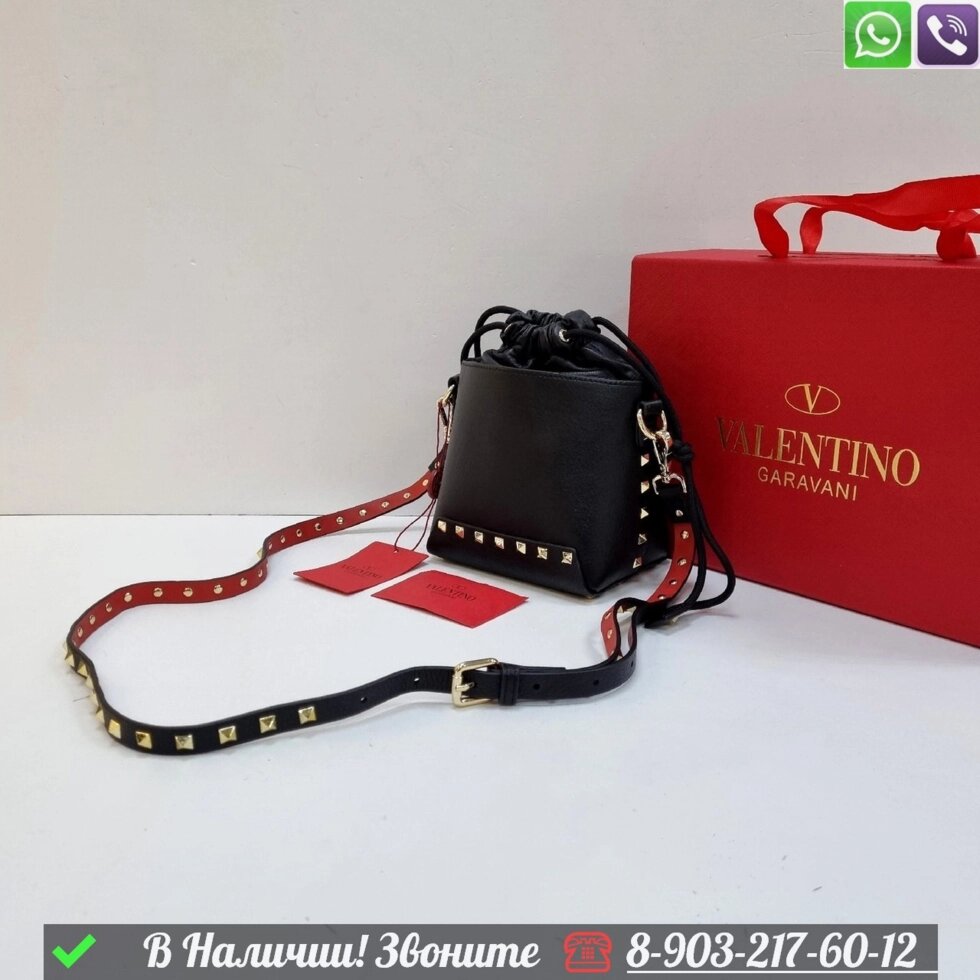 Сумка Valentino Rockstud Spike Mini от компании Интернет Магазин брендовых сумок и обуви - фото 1