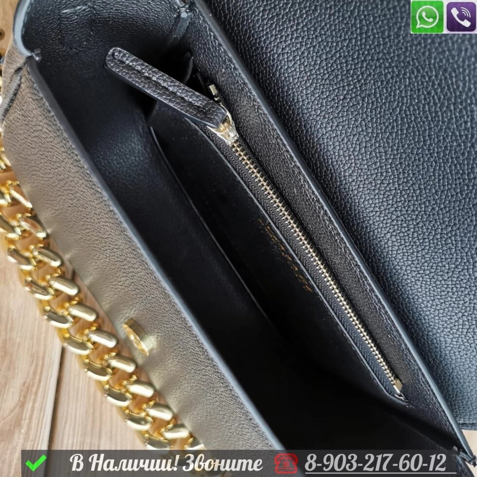 Сумка Versace Medusa черная от компании Интернет Магазин брендовых сумок и обуви - фото 1