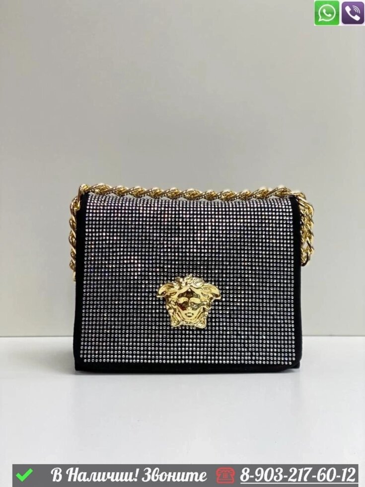 Сумка Versace Medusa Черный от компании Интернет Магазин брендовых сумок и обуви - фото 1