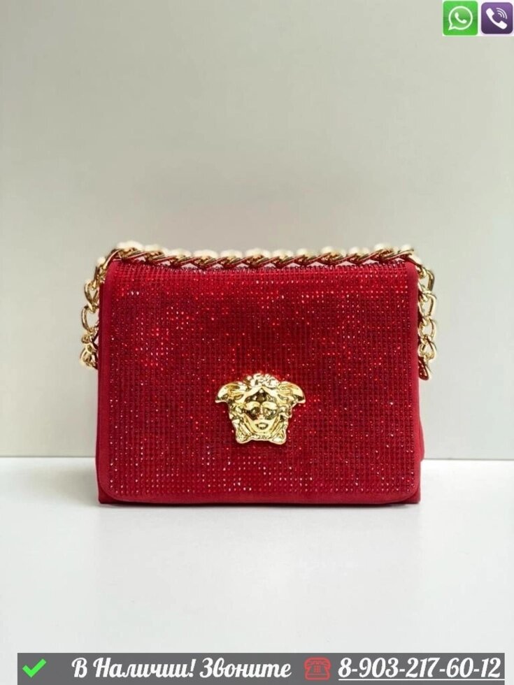 Сумка Versace Medusa Красный от компании Интернет Магазин брендовых сумок и обуви - фото 1