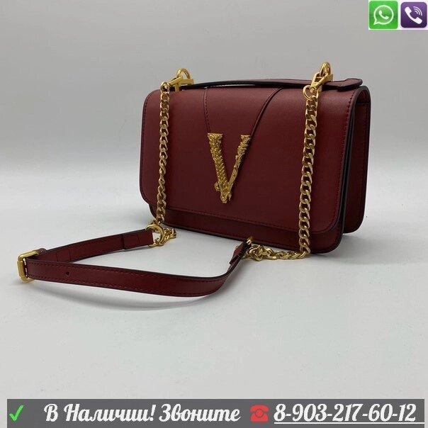 Сумка Versace Virtus Красный от компании Интернет Магазин брендовых сумок и обуви - фото 1