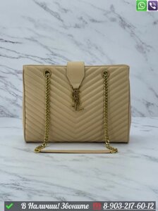 Сумка YSL Saint Laurent Tribeca Серый