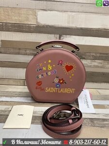 Сумка YSL Yves Saint Laurent круглая Красный