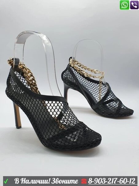 Туфли Bottega Veneta The New Mesh с сеточкой от компании Интернет Магазин брендовых сумок и обуви - фото 1