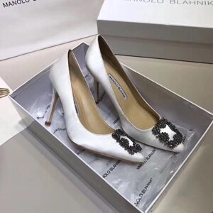 Туфли Manolo Blahnik Hangisi Серебряный