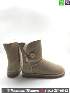 Угги UGG Bailey Button с пуговицей Песочный