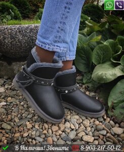 Угги UGG Classic с мехом Серый