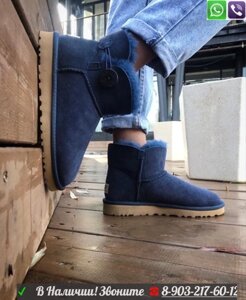 Угги UGG Mini Bailey Button с пуговицей