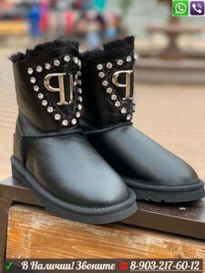 Угги UGG Philipp Plein Серебряный