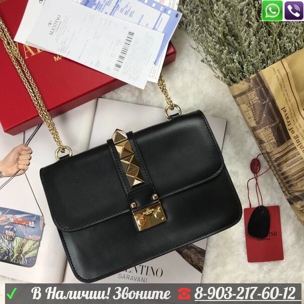 Valentino Garavani Glam Lock сумка от компании Интернет Магазин брендовых сумок и обуви - фото 1