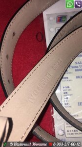 Valentino garavani ремень VLOGO BELT пудровый