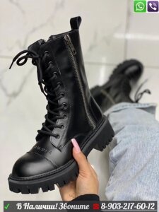 Высокие ботинки Balenciaga черные