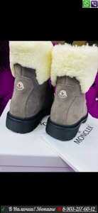 Зимние ботинки Moncler Patty Кремовый