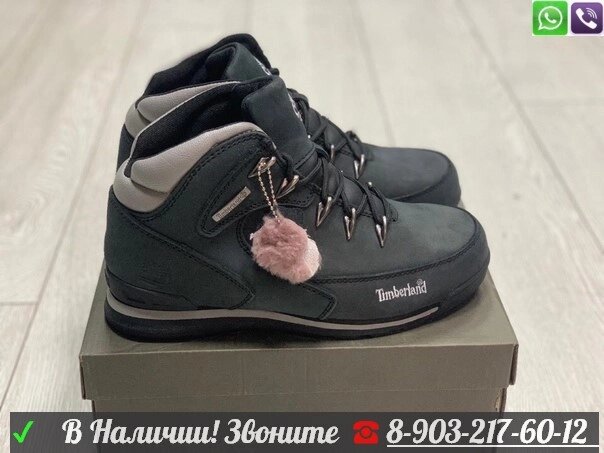 Зимние кроссовки Timberland Sprint Trekker Mid графит от компании Интернет Магазин брендовых сумок и обуви - фото 1