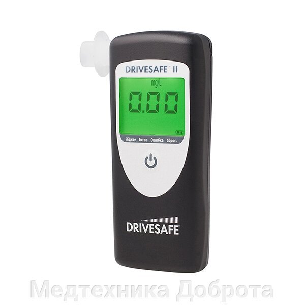 Алкотестер Drivesafe II профессиональный, медицинский (алкометр, анализатор паров алкоголя) от компании Медтехника Доброта - фото 1