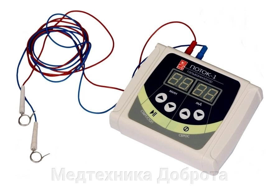 Аппарат для гальванизации и электрофореза ПОТОК-1 (Россия) от компании Медтехника Доброта - фото 1