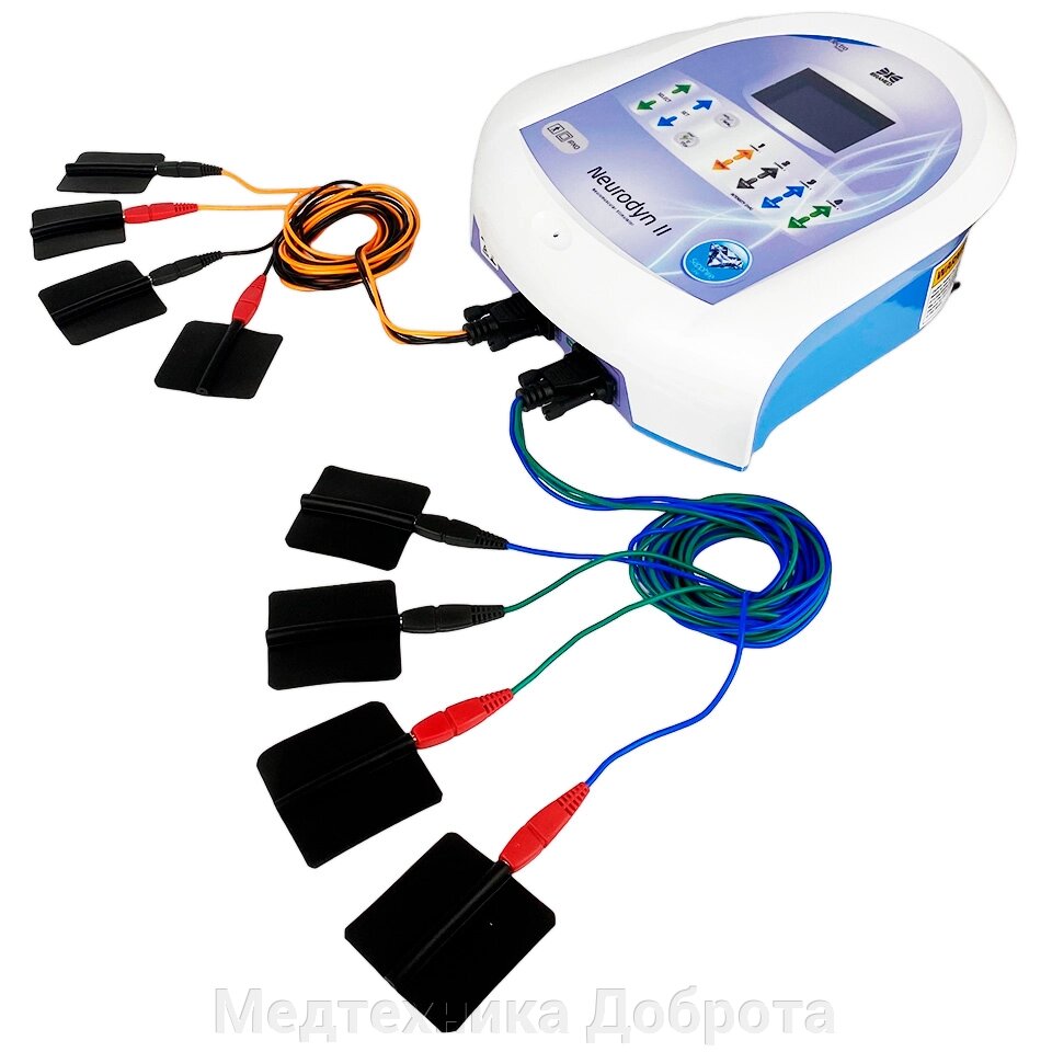 Аппарат электротерапии и электростимуляции Ibramed Neurodyn II (4 канала) от компании Медтехника Доброта - фото 1