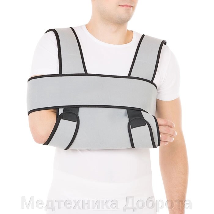 Бандаж фиксирующий на плечевой сустав (повязка Дезо) Т-8101 от компании Медтехника Доброта - фото 1