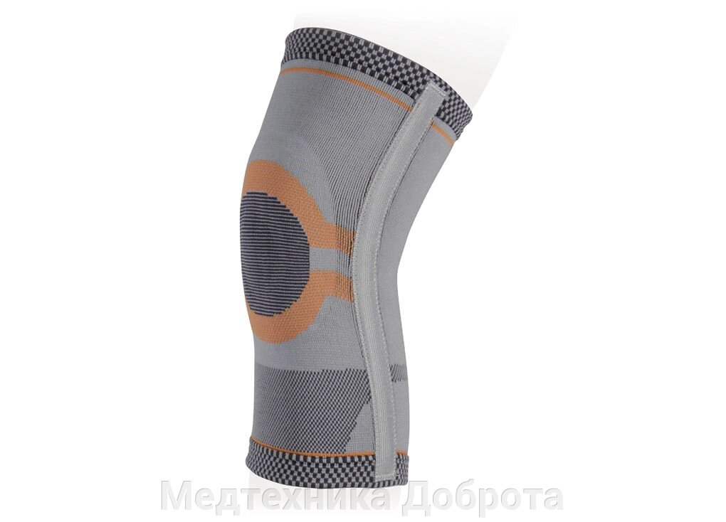 Бандаж на коленный сустав эластичный KS-E03 от компании Медтехника Доброта - фото 1