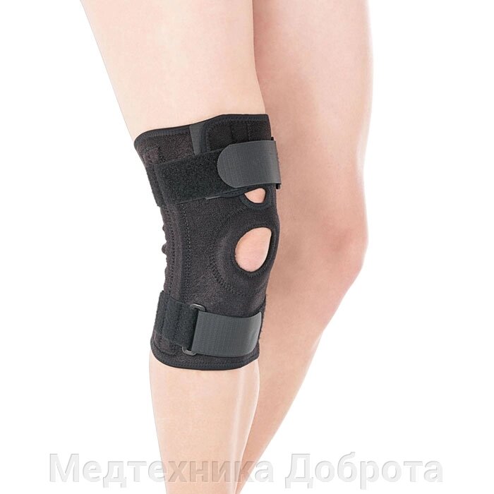 Бандаж на коленный сустав со спиральными ребрами жесткости Т. 44.12 (Т-8512) от компании Медтехника Доброта - фото 1