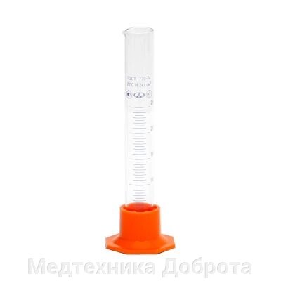 Цилиндр мерный 3-25-2 (со шкалой) от компании Медтехника Доброта - фото 1