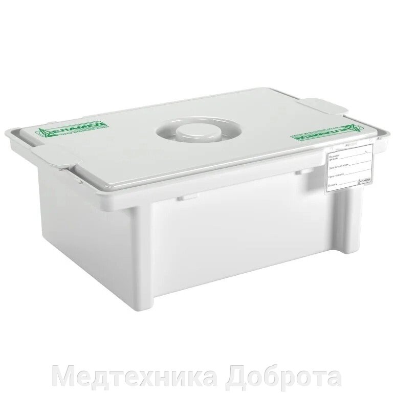 Емкость-контейнер для дезинфекции ЕДПО-10-02-2 от компании Медтехника Доброта - фото 1