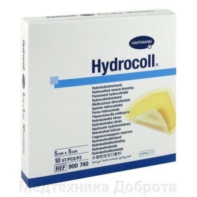 Гидроколлоидная повязка HYDROCOLL 5 х 5 см от компании Медтехника Доброта - фото 1
