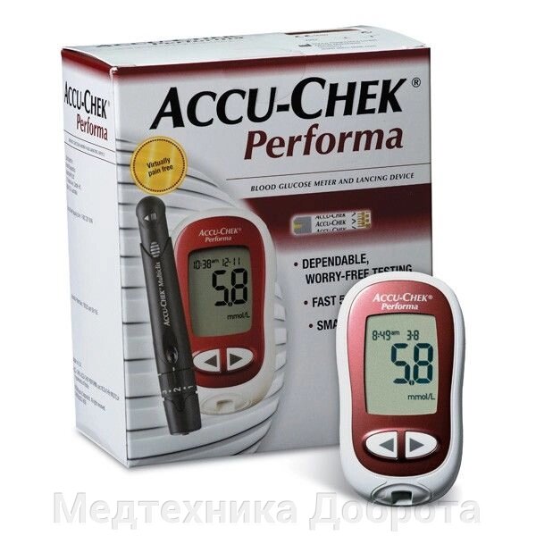 Глюкометр Accu-Chek Performa (Акку-Чек Перформа) от компании Медтехника Доброта - фото 1