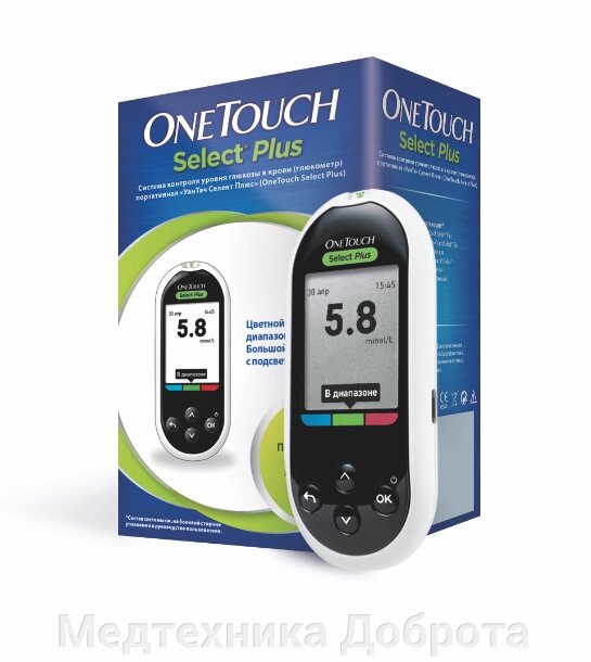 Глюкометр One Touch Select Plus от компании Медтехника Доброта - фото 1