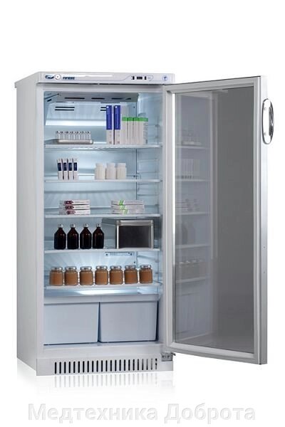 Холодильник фармацевтический  ХФ- 250-3 ПОЗИС (дверь стекло) от компании Медтехника Доброта - фото 1