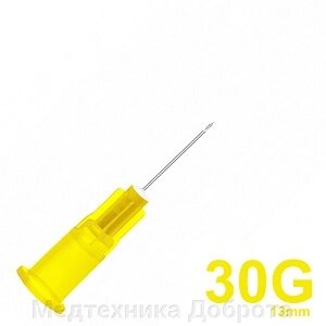 Игла инъекционная 30G (0.3х13 мм, 100 штук в упаковке) от компании Медтехника Доброта - фото 1