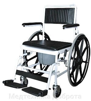 Инвалидная коляска с санитарным оснащением Barry W24 от компании Медтехника Доброта - фото 1