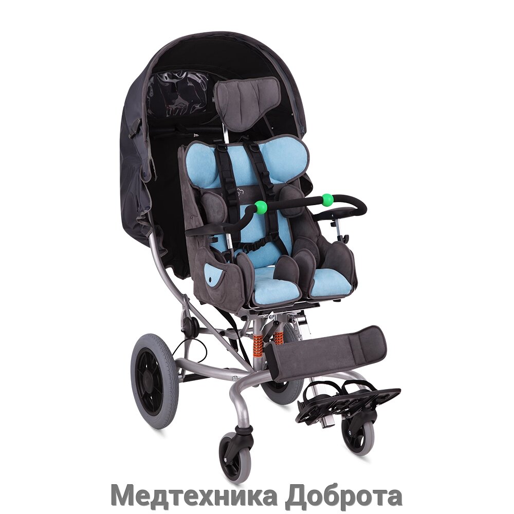 КОЛЯСКА MITICO EXPERT FUORI прогулочная (M, 250-310 мм) для детей с ДЦП от компании Медтехника Доброта - фото 1