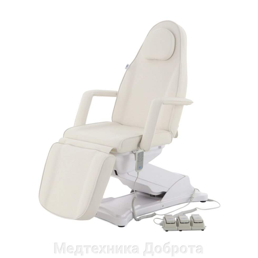 Косметологическое кресло электрическое 3 мотора Med-Mos ММКК-3 КО-176DP-00 с РУ от компании Медтехника Доброта - фото 1