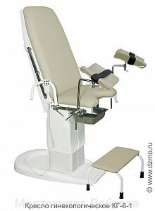 Кресло гинекологическое КГ-6-1 с ножным пультом управления от компании Медтехника Доброта - фото 1