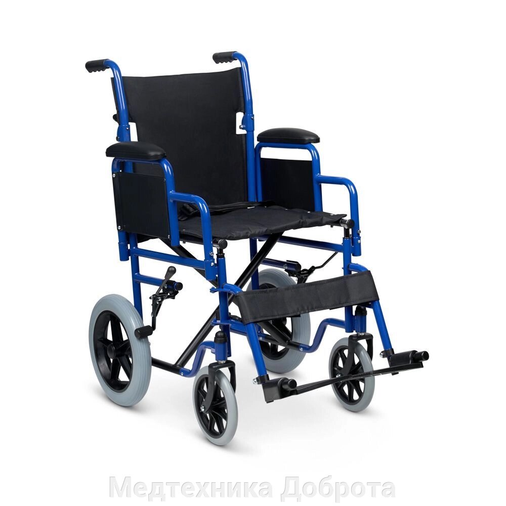 Кресло-каталка для инвалидов H 030C от компании Медтехника Доброта - фото 1