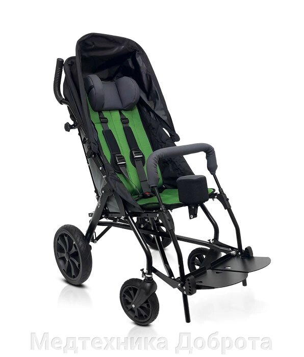 Кресло-коляска инвалидное для детей с ДЦП HOGGI ZIP трость от компании Медтехника Доброта - фото 1