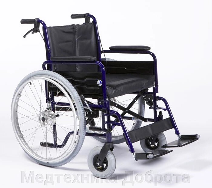 Кресло-коляска инвалидное механическое Vermeiren 28 Double cross от компании Медтехника Доброта - фото 1