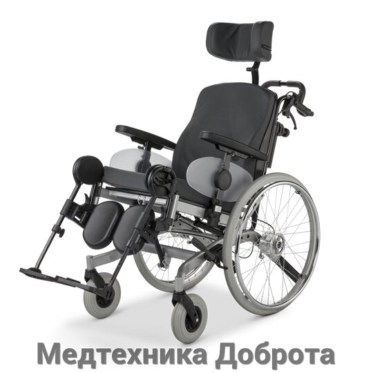 Кресло-коляска многофункциональная механическая SOLERO от компании Медтехника Доброта - фото 1