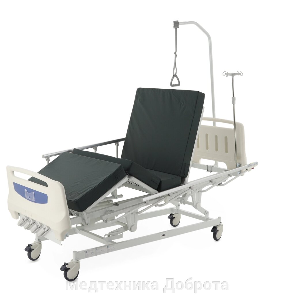 Кровать медицинская механическая Med-Mos E-1 (5 функций) от компании Медтехника Доброта - фото 1