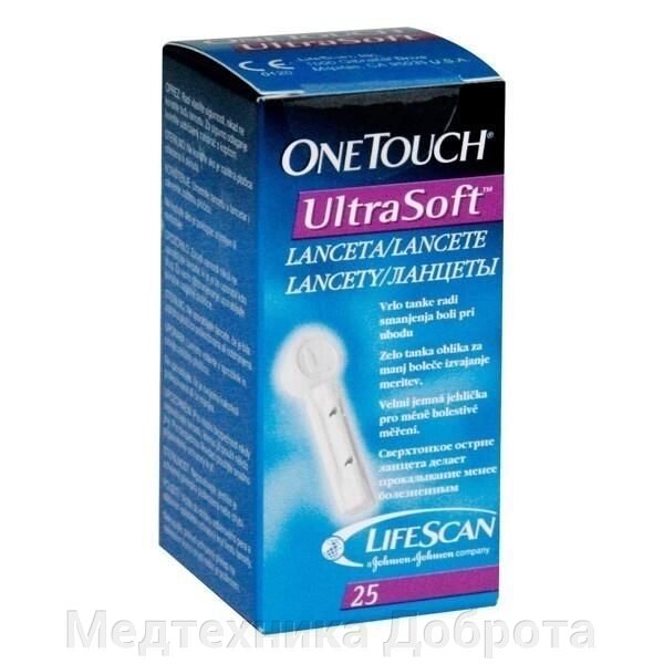 Ланцеты OneTouch UltraSoft 25шт от компании Медтехника Доброта - фото 1